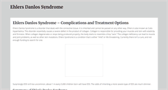 Desktop Screenshot of ehlersdanlossyndrome.org